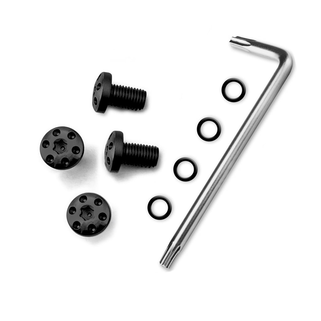 Guuun 1911 Grips Screws, 4 O Rings, T10 Torx Key, 4 Stainless Steel Screws Six Eyes Fancy 1911 Screws - H1-Screws-5K