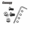 Guuun 1911 Grips Screws, 4 O Rings, T10 Torx Key, 4 Stainless Steel Screws Six Eyes Fancy 1911 Screws - H1-Screws-5K